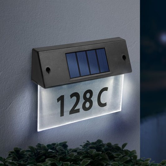 Numar de casa solar cu led