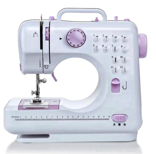 Masina de cusut multifunctionala cu accesorii portabila FHSM-505