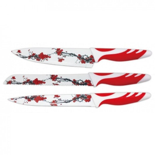 Set 3 unelte de bucatarie Colorate,Cherry