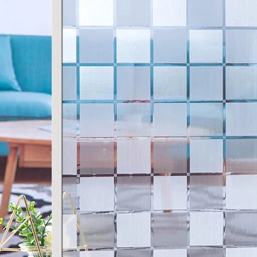 Folie geam vitrostatica cu efect lucios, autoadeziva, 45 x 300 cm