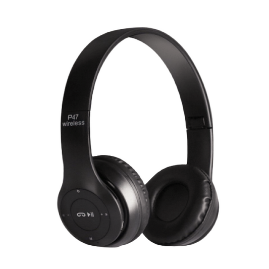 Casti P47 Wireless Bluetooth cu microfon si radio