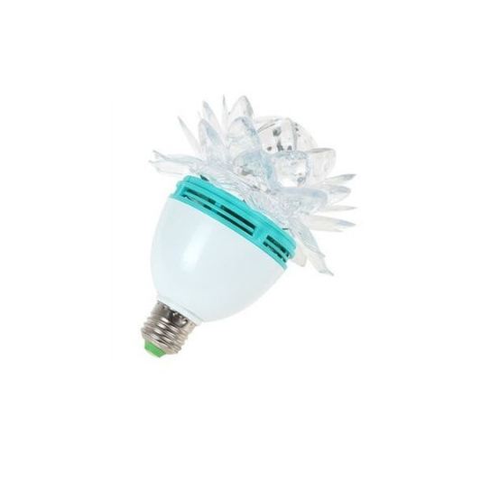 Bec rotativ in 3 culori, forma de lotus, alb soclu normal