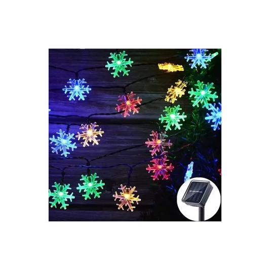 1+1 Cadou Instalatie Solara model Fulgi de Zapada, 7 metri, diverse culori