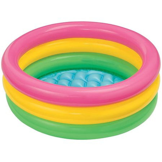 Piscina gonflabila intex cu 3 inele si podea gonflabila 86 x 25 cm