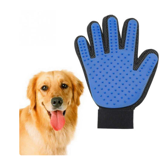 Set 2x Manusa cu perie pentru animale