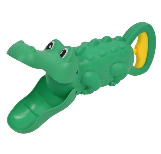 Jucarie cleste mecanic pentru nisip Crocodil, Verde 35cm