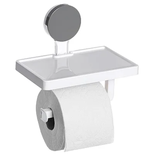 Suport hartie igienica cu raft pentru telefon