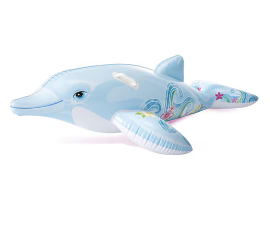 Saltea gonflabila Ride-on, model Delfin, 175 x 66 cm