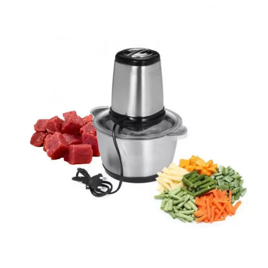 Tocator electric capacitate bol 3L, pentru carne si legume, 4 lame inox, 2 viteze
