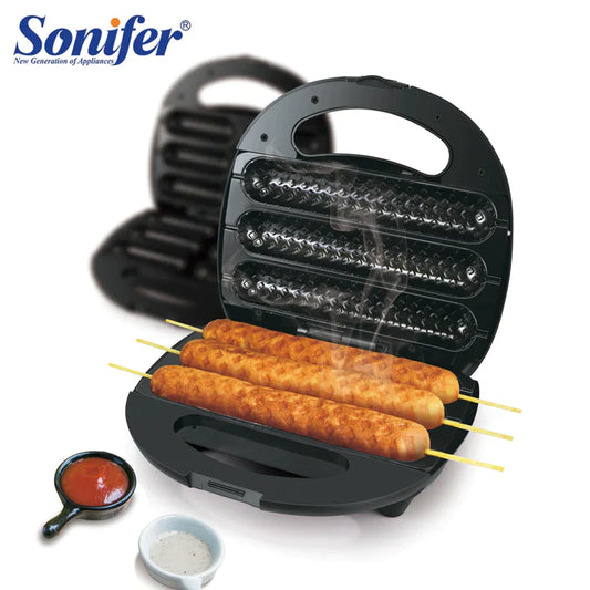 Aparat electric pentru prajit hotdog