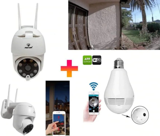 Camera de Supraveghere 360 wifi + Panoramic Camera wifi